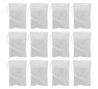 TOYANDONA Sachets de Thé Filtrants Jetables en Fibre de Zéine 100 Pcs 5x7 Cm Cordon de Serrage Infuseurs à Thé Épices et Pot-pourris Accessoires la Cuisine pour Infusion Facile