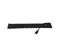 TOYANDONA Sacoche de Batterie Noire Pu avec Clous Métalliques Design Compact et Portable pour Percussionnistes pour Concerts et Répétitions