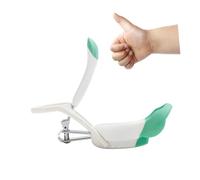 TOYANDONA Safe Nail Clipper With Magnifier Nail Care Tool Ergonomic Handle Stainless Steel For Newborns Couleur Aléatoire Couleur Aléatoire