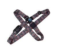 TOYANDONA Sangle de Bagage Polyester avec Serrure à Combinaison Ceinture Valise Ajustable et Résistante Sangle de Sécurité Croisée pour Voyage et Protection des Bagages Motif Géométrique