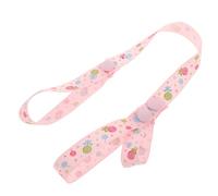 TOYANDONA Sangle de Maintien pour Dentition Garçon Fille Réglable Antichute pour Chaise Haute et Poussette Rose Doux Accessoire Sécurisé pour Soulagement Dentaire Infantile