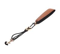 TOYANDONA Sangle de Saxophone Réglable Cuir Bandoulière Confortable pour Sax Alto Ténor et Soprano Disperseur de Poids pour Adultes et Facile à Installer Marron