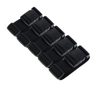 TOYANDONA Sangles De Bagages Ceinture Réglable 5 Pièces Noir Robuste Boucle Rapide pour Valises Voyage Protection Anti-Ouverture