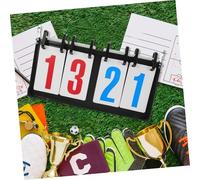 TOYANDONA Scoreboard Portable et Réutilisable Tableau de Score Robuste pour Basketball Football et Badminton Chiffres et Facile à Nettoyer Manipuler pour Comptage de Points Salle et
