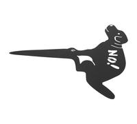TOYANDONA Sculpture de Jardin pour Chiens Signalétique Interdiction de Déjections Canines Décoration Extérieure et Durable