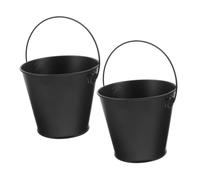 TOYANDONA Seau à Graisse pour Barbecue en 2 Pièces 8 * 10.5 * 12cm Récupérateur De Graisse pour Grillades Et Fritures Design Élégant Haute Température