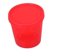 TOYANDONA Seau Popcorn Silicone Réutilisable Rouge Épais Contenant Snacks Résistant Fêtes Cinéma