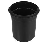 TOYANDONA Seau Poubelle Intérieur Rond 3l Noir Poubelle de Bureau Ménagère Réutilisable et Lavageable Intérieur de Cylindrique Épaissi pour Chambre Salon Cuisine