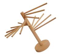 TOYANDONA Séchoir à Pâtes en Bois Beige Cintre à Spaghetti, Design Polyvalent et Séchage Pratique, pour Pâtes Fraîches la Maison Restaurant