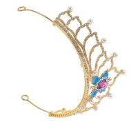 TOYANDONA Serrage-tête Couronne de Princesse pour Femmes, Accessoire de Costume Léger en Alliage, Bandeau de Fête Élégant pour Mariage, Bal Masqué et Anniversaire, Coiffe de Demoiselle