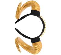 TOYANDONA Serre-tête Corne Mouton Punk Gothique pour Déguisement Halloween et Cosplay Accessoires de Fête avec Cornes RAM Bandeau Cheveux Animal pour Soirée Costumée