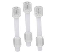 TOYANDONA Serrure de Sécurité Bébé Lot de 3 Bloque Tiroir Placard Réfrigérateur Lave-Vaisselle Protection Anti-Pincement pour Garçon et Filles Utilisation la Cuisine et Meubles