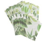 TOYANDONA Serviettes Imprimées Vertes en Pâte de Bois, Absorption D'eau Forte, 2 Packs de 20 Feuilles, Accessoires de Fête Adorables pour Dîner la Maison