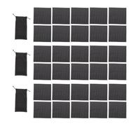 TOYANDONA Set de Chiffons Microfibres pour Nettoyage Lunettes et Écrans Doux Trace avec Pochettes Noires Accessoires Indispensables pour Opticiens et Usage Quotidien