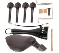 TOYANDONA Set de Pièces de Rechange pour Violon 4/4 en Bois et Alliage D'aluminium, Cheville D'accordage sans Bavure, Accessoires Professionnels pour Réparation de Violon