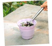 TOYANDONA Set Doutils de Jardinage Acier Inoxydable Mini Pelle Pointue Plate et Râteau Ergonomique pour Entretien des Plantes et Désherbage