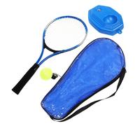TOYANDONA Set Entraîneur de Tennis avec Raquette et Ballon Rebondissant pour Garçon Fille et Débutants Pratique Amélioration des Techniques et Coordination et Portable