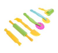 TOYANDONA Set Outils pour Pâte à Modeler Colorée pour Garçon Fille Accessoires Éducatifs DIY Plastique Sûrs pour Modelage et Création