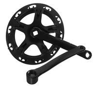 TOYANDONA Set Pédalier Vélo Robuste Dents Manivelle Carrée Compatible Vélo de Route Pliant et Single Speed Outil Remplacement et Réparation Facile