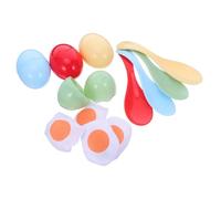 TOYANDONA Set Œuf et Cuillère Matériel Entraînement Physique pour Garçon Fille Extérieur pour Développer la Coordination et Esprit Équipe Lors de Jeux Intérieur et Extérieur