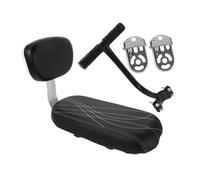 TOYANDONA Siège Garçon Fille Arrière avec Dossier Sécurisé et Accoudoir Coussin Robuste pour VTT Transporteur Confortable pour Sorties Famille