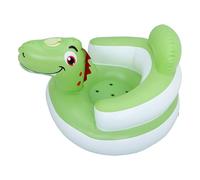 TOYANDONA Siège gonflable pour bébé en forme de dragon, siège gonflable portable pour bébé de 3 mois et plus, support dorsal assis, vert clair