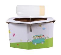 TOYANDONA Siège Réducteur de Toilette Pliable et Portable pour Garçon Fille Jeune Âge avec Sacs Poubelle