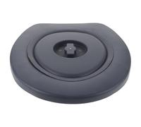 TOYANDONA Siège Toilette Portable Léger avec Couvercle Rembourré Réducteur Wc pour Camping et Seniors Protection Anti-odeurs et Facilité de Transport