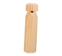 TOYANDONA Sifflet de Train Jouet en Bois Beige pour Garçon et Filles, Instrument de Musique Éducatif pour Exercice Pulmonaire et Communication Parent-garçon et Filles Lors de Fêtes