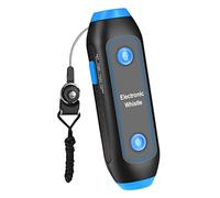 TOYANDONA Sifflet Électronique Multi-Tons avec Lampe LED Sos en Abs, Sifflet Électrique Portable avec Cordon, Volume Ajustable, pour Entraîneurs, Arbitres Et Activités Extérieures