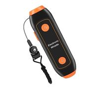TOYANDONA Sifflet Électronique Multifonction avec Tons LED Sos et Lampe Torche Résistant Abs pour Arbitres Entraîneurs et Activités Plein Air avec Cordon Orange sans Batterie