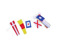 TOYANDONA Signal Flags Set Durable Nautical Code Flags For Boat And Ship Communication Vibrant Colors Compatibility For Marine Themed Decoration And Safety