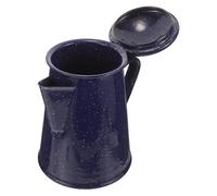 TOYANDONA Simple Elegant Enamel Water Pot 1.2L with Humanized Handle for Home and Restaurant