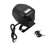 TOYANDONA Sirène de Sécurité Intérieure Noire avec Batterie Rechargeable Intégrée, Alertes Instantanées pour Coupure de Courant et Déconnexion Filaire, pour Sécurité Résidentielle