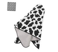 TOYANDONA Soft Breathable Cat Grooming Wrap Blanket with Cow Print Anti-Scratch and Escape-Resistant Swaddle for Nail Trimming and Medication Feeding