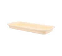 TOYANDONA Soucoupe Rectangulaire Élégante en Résine pour Pots de Plantes Extérieures, Bac Récupérateur d'eau Anti-fuites pour Jardin et Arrangements Floraux