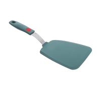 TOYANDONA Spatule Silicone Fine Antiadhésive pour Cuisson Crêpes Œufs Poisson Flexible et Résistante Haute Température Ustensile Cuisine Vert Foncé pour Manipulation Délicate