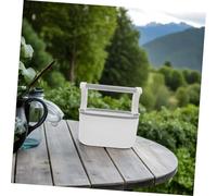 TOYANDONA Stand de Toilette pour Oiseaux Perchoir de Table Portable pour Entraînement Propreté des Perruches Calopsittes et Inséparables avec Seau Amovible Accessoire Facile à Nettoyer pour