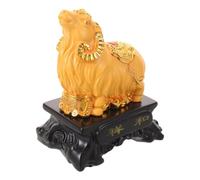 TOYANDONA Statue Chèvre Zodiaque Chinois Dorée, Figurine 4 Pouces, Or
