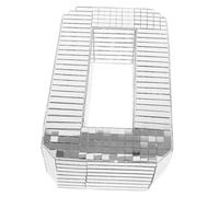 TOYANDONA Sticker Mural Miroir Sticker Lettre Alphabet Décoration Murale Repositionnable pour Chambre