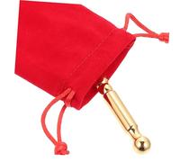 TOYANDONA Stylo à Points D'acupuncture En Laiton Jaune Outil De Massage Manuel Profond Bâton De Réflexologie Trigger Point Pour Dos, Pieds, Visage Relaxation Musculaire Ciblée Usage Santé Et Bien-