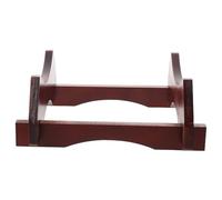 TOYANDONA Support à Vin en Bois Rustique pour Bouteilles et Tonneaux, Base Solide et Montage Rapide, pour Décoration et Bar à Domicile