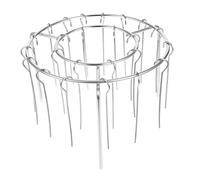 TOYANDONA Support Brochettes Friteuse Air Inox pour Barbecue Vertical Suspendu Cuisson Uniforme Viande Poulet Légumes Accessoires Gril Multifonction pour Camping et Rassemblements Familiaux