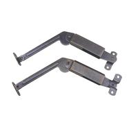 TOYANDONA Support D'armoire en Fer Solide Ressort Argenté, 2pcs Faciles à Utiliser pour Boîte en Bois et Tabouret de Canapé, Soutien Sécurisé et Pratique