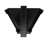 TOYANDONA Support de Caméra Noir en Plastique pour Filet de Tennis, Montage Rapide, Stabilité Renforcée, pour Entraînement et Pratique du Tennis