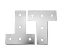 TOYANDONA Support de Châssis en Plaque de Fer T pour Voiture Radiocommandée 2 Pièces Métalliques Renforcées pour Modélisme Stem Accessoires de Construction pour Kits de Voitures Rc