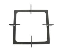 TOYANDONA Support de Fournaise en Fonte Carrée Antidérapante, Support de Poêle Gaz 1 Pièce, Accessoire la Cuisine pour Gazinière Domestique et Professionnelle, Ustensile Cuisson Stable