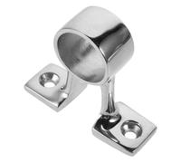 TOYANDONA Support de Main Courante pour Bateau en Acier Inoxydable 1 Pouce | Fixation pour Ponts et Yachts, Argenté, Quincaillerie Incluse, Dimensions 6,00x6,50x2,54cm
