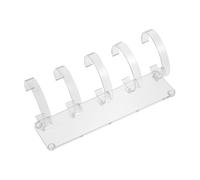 TOYANDONA Support de Montre en Acrylique Transparent Amovible, Présentoir Simple Couche 5 Emplacements, Robuste et Stable, pour Exposition Domestique et Vitrine Professionnelle