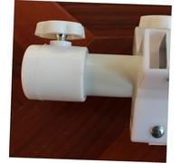 TOYANDONA Support de Parasol Pliable en Fer Blanc Base Croix, Pied de Parapluie Portable pour Parasol de Plage Jusqu’à 2 Mètres, Ancre Réglable pour Extérieur Jardin Terrasse